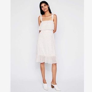 Tie Shoulder Midi Dress
